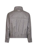 Lardini high-neck elasticated-hem jacket