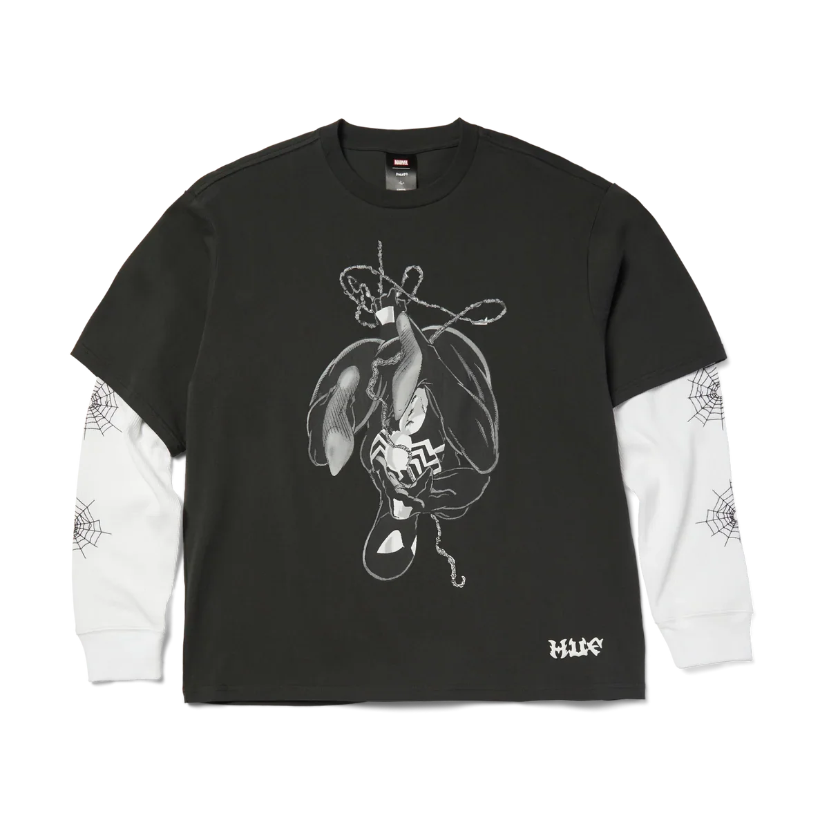 HUF Spiderman Web Long Sleeve Double Layer Top